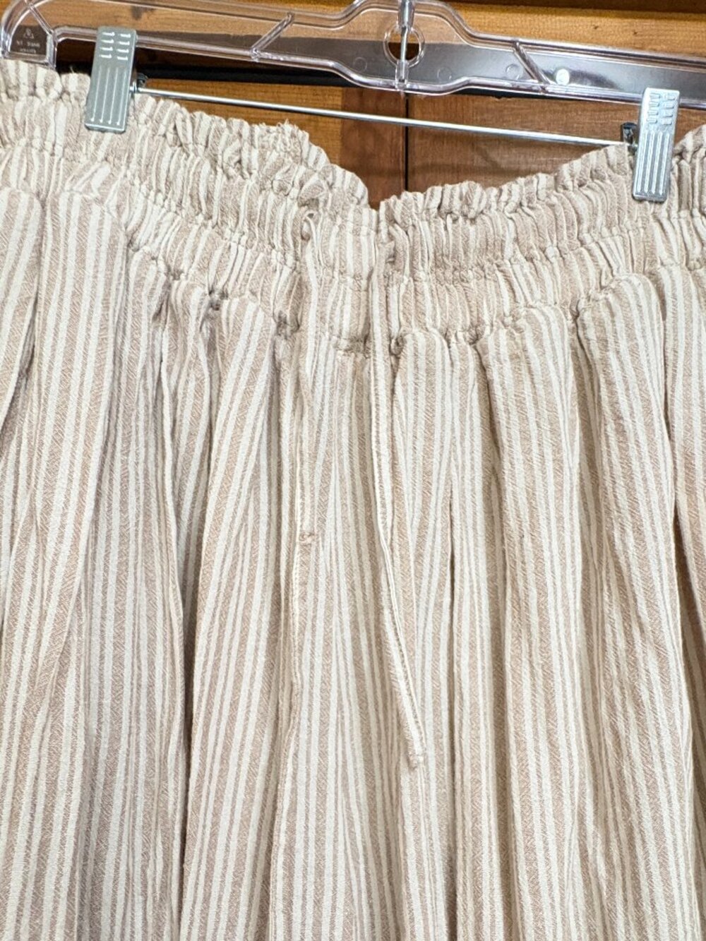 Miss Love Gauze Pants | Elastic Waist + Ankle | 100% Cotton | Size Large - Picture 4 of 5